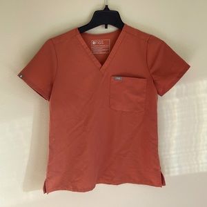 Figs Terracotta Scrubs Set